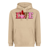 Mushroom valentines day gnomes love Heavyweight Hoodie - RanaPortraitStore
