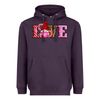 Plum valentines day gnomes love Heavyweight Hoodie - RanaPortraitStore