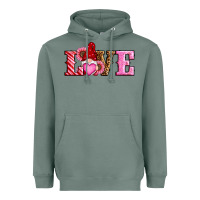 Sage valentines day gnomes love Heavyweight Hoodie - RanaPortraitStore