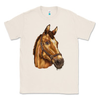 Natural horse Classic Tee - BarkalooDesign