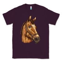Plum horse Classic Tee - BarkalooDesign