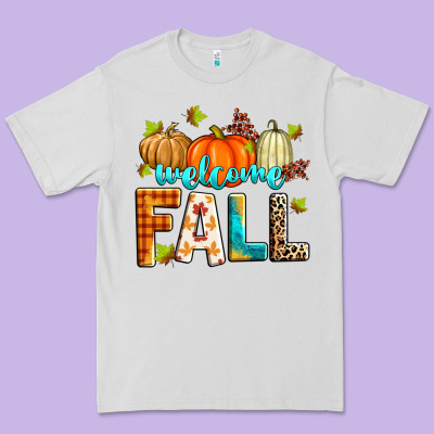 Welcome Fall Premium Tee Designed By Zillion Design Studio