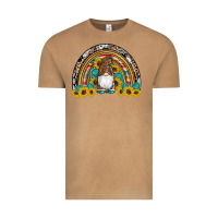 Vintage Camel western gnome gemstones sunflowers rainbow Vintage Tee - Artiststas
