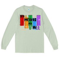 Matcha y'all means all y'all Long Sleeve Tee - MaliasSmallBusiness