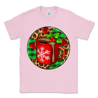 Bubblegum Pink christmas hot chocolate and candies Classic Tee - AdoDesignShop