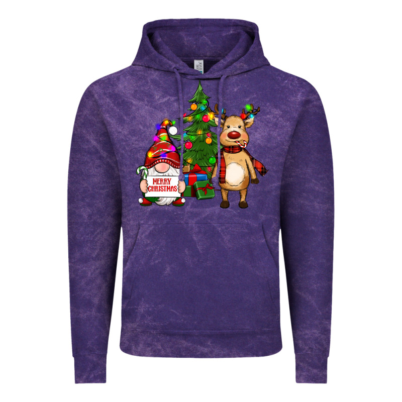 Merry Christmas Gnomes, Reindeer Vintage Hoodie by RanaPortraitStore | Teevron