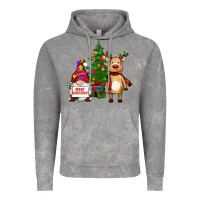 Cloud Rock merry christmas gnomes, reindeer Vintage Hoodie - RanaPortraitStore