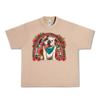 Burro english bulldog floral rainbow Urban Heavy Tee - Artiststas