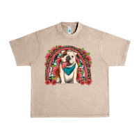 French Oak english bulldog floral rainbow Urban Heavy Tee - Artiststas