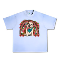Grape Ice english bulldog floral rainbow Urban Heavy Tee - Artiststas