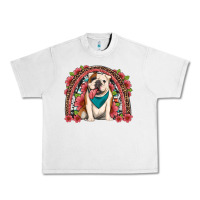 Lunar Rock english bulldog floral rainbow Urban Heavy Tee - Artiststas