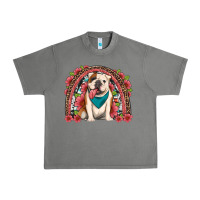 Tornado english bulldog floral rainbow Urban Heavy Tee - Artiststas