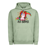 Pigment Oil Green Au-some Urban Hoodie - CowGirlArtShop