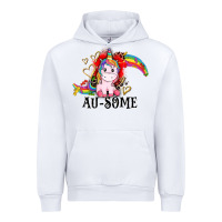 White Au-some Urban Hoodie - CowGirlArtShop