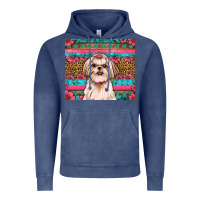 Vintage Denim shih tzu floral tumbler Vintage Hoodie - JahusDesignShop