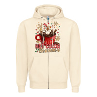 Sandshell hot cocoa season Zipper Hoodie - MaliasSmallBusiness