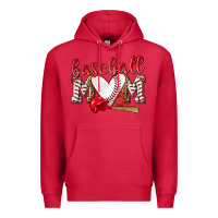 Cardinal Baseball Mom Premium Hoodie - NancyCooperArtShop