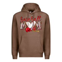 Chestnut Baseball Mom Premium Hoodie - NancyCooperArtShop