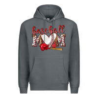 Rock Baseball Mom Premium Hoodie - NancyCooperArtShop