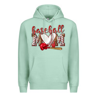 Seafoam Baseball Mom Premium Hoodie - NancyCooperArtShop