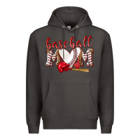 Smoke Baseball Mom Premium Hoodie - NancyCooperArtShop