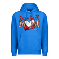 True Royal Baseball Mom Premium Hoodie - NancyCooperArtShop