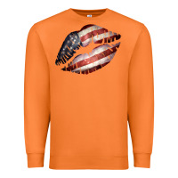 Carrot American Flag Lips Premium Sweatshirt - Bettercallsaul