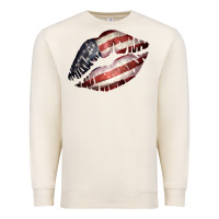 Sandshell American Flag Lips Premium Sweatshirt - Bettercallsaul