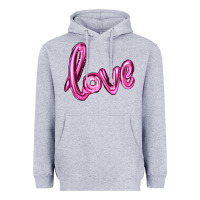 Heather Grey valentines day love balloon Heavyweight Hoodie - RanaPortraitStore