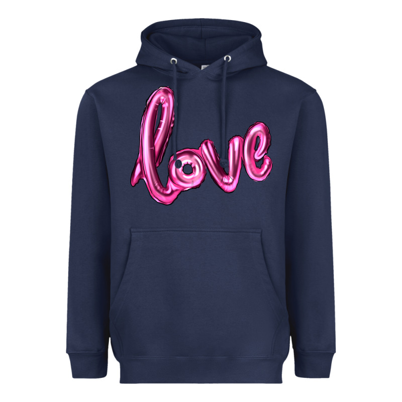Valentines Day Love Balloon Heavyweight Hoodie by RanaPortraitStore | Teevron