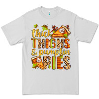 Dove Grey thick thighs and pumpkin pies Premium Tee - Zillion Design Studio