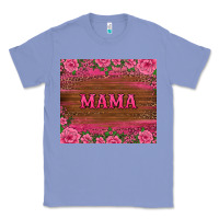 Colony Blue floral leopard mama tumbler Classic Tee - BarkalooDesign
