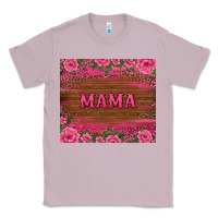 Lilac floral leopard mama tumbler Classic Tee - BarkalooDesign