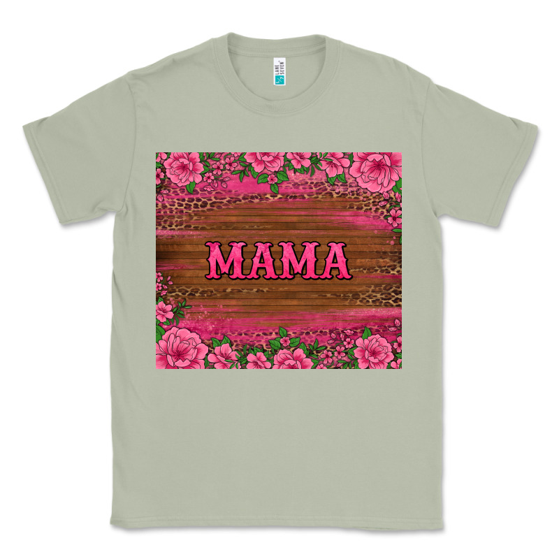Floral Leopard Mama Tumbler Classic Tee by BarkalooDesign | Teevron