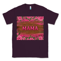 Plum floral leopard mama tumbler Classic Tee - BarkalooDesign