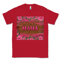Red floral leopard mama tumbler Classic Tee - BarkalooDesign