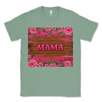 Sage floral leopard mama tumbler Classic Tee - BarkalooDesign