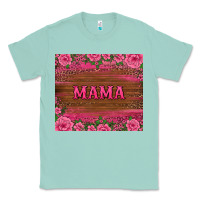 Seafoam floral leopard mama tumbler Classic Tee - BarkalooDesign