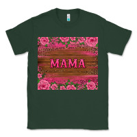 Sports Green floral leopard mama tumbler Classic Tee - BarkalooDesign