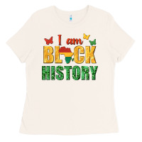 Bone i am black history juneteenth Ladies Tee - texasbilliewilder