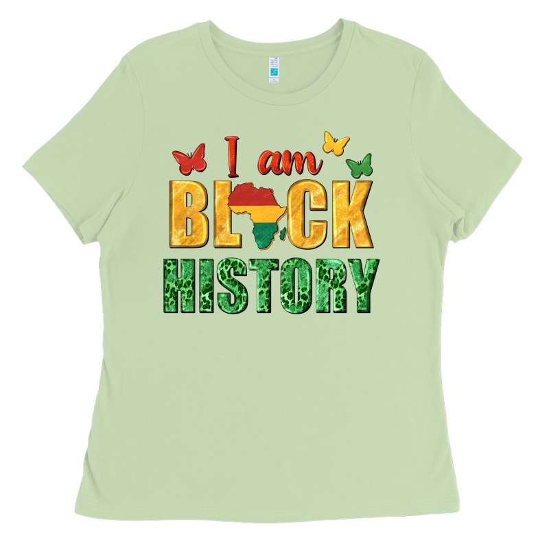 I Am Black History Juneteenth Ladies Tee by texasbilliewilder | Teevron