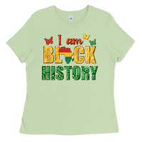 Matcha i am black history juneteenth Ladies Tee - texasbilliewilder