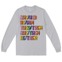 Moon Dust lgbtq pronouns Long Sleeve Tee - MaliasSmallBusiness