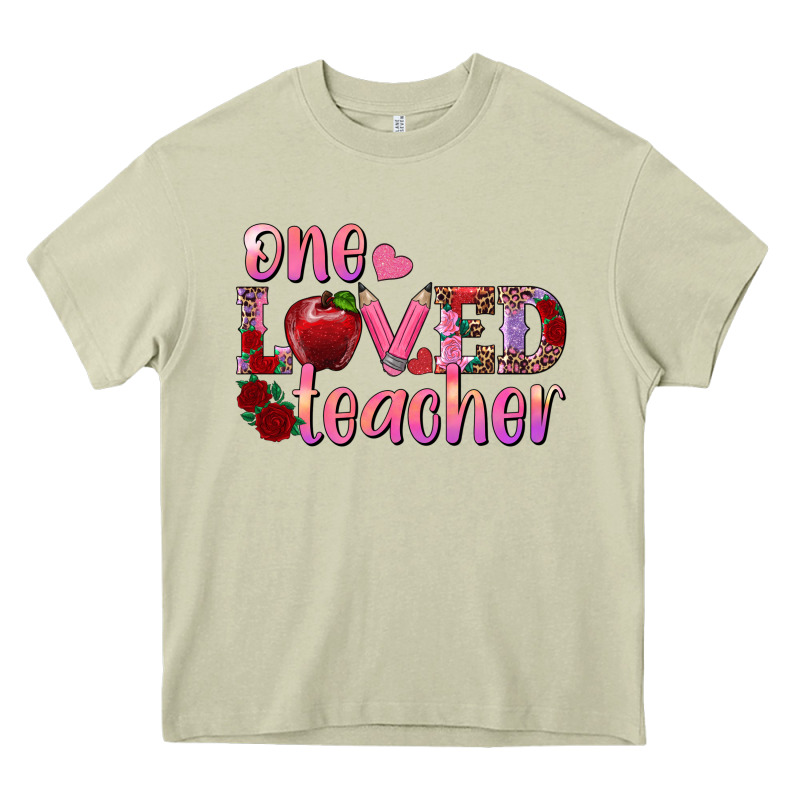 One Loved Teacher Heavy Core Tee by RanaPortraitStore | Teevron