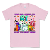 Bubblegum Pink respiratory therapist halloween humor Classic Tee - CowhideDigitalArt