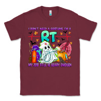 Burgundy respiratory therapist halloween humor Classic Tee - CowhideDigitalArt