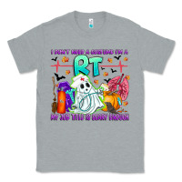 Heather Grey respiratory therapist halloween humor Classic Tee - CowhideDigitalArt