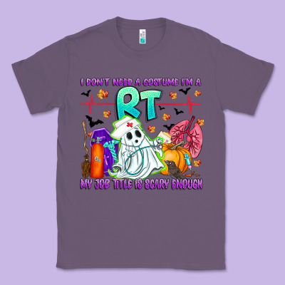 Respiratory Therapist Halloween Humor Classic Tee Designed By Cowhidedigitalart