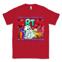 Red respiratory therapist halloween humor Classic Tee - CowhideDigitalArt