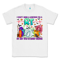 White respiratory therapist halloween humor Classic Tee - CowhideDigitalArt